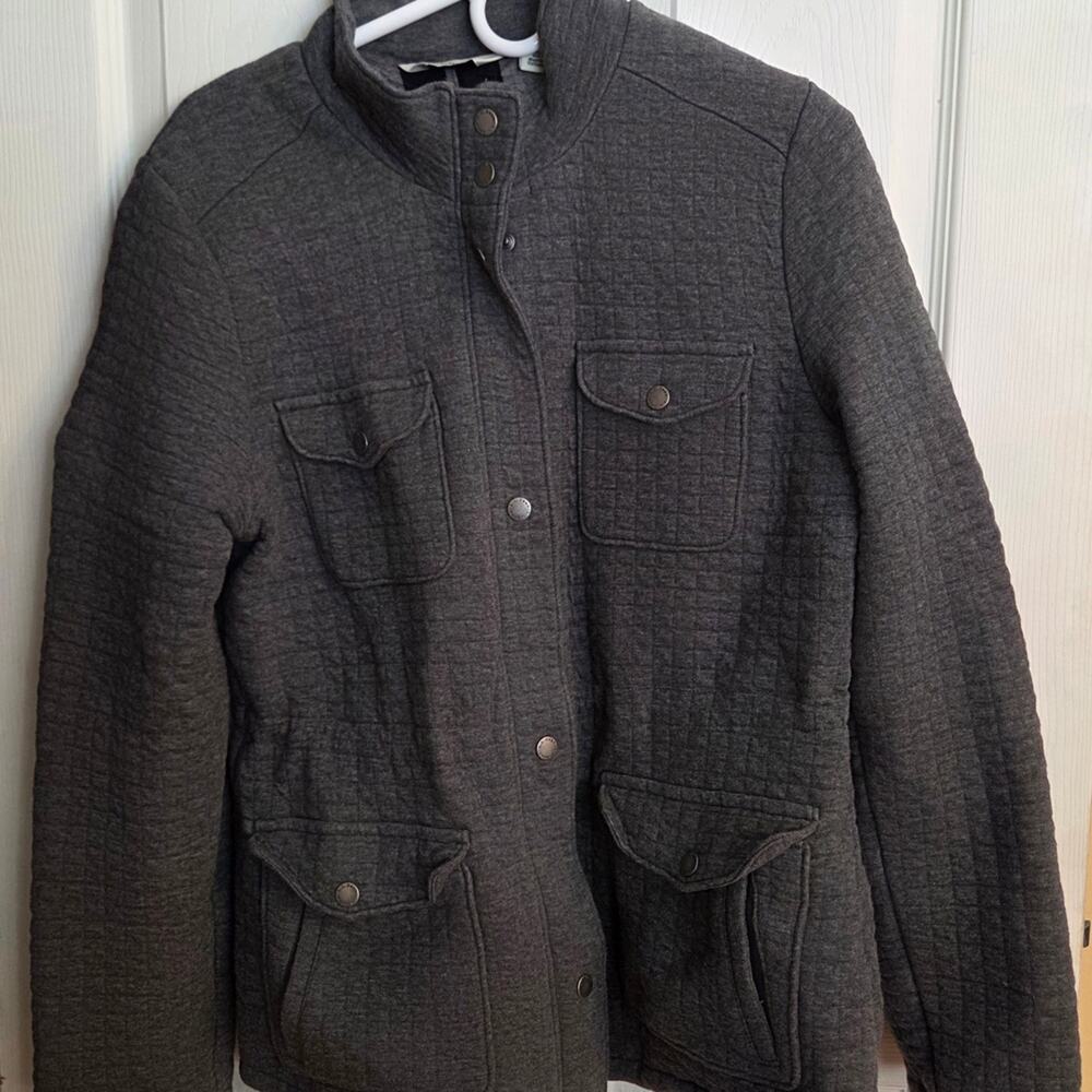 L.L. Bean Women's Charcoal Quilted Jacket